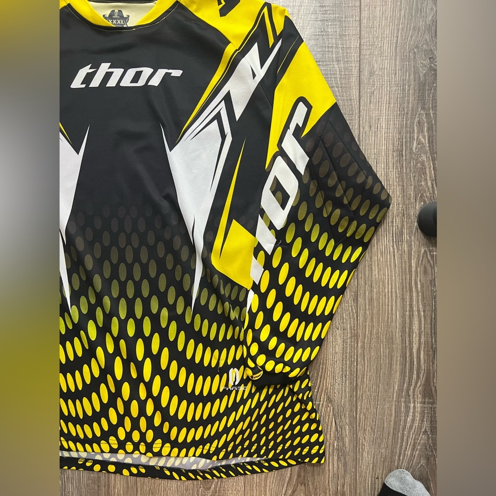 Thor XXXL Black and Yellow Graphic Jersey - Picture 5 of 11
